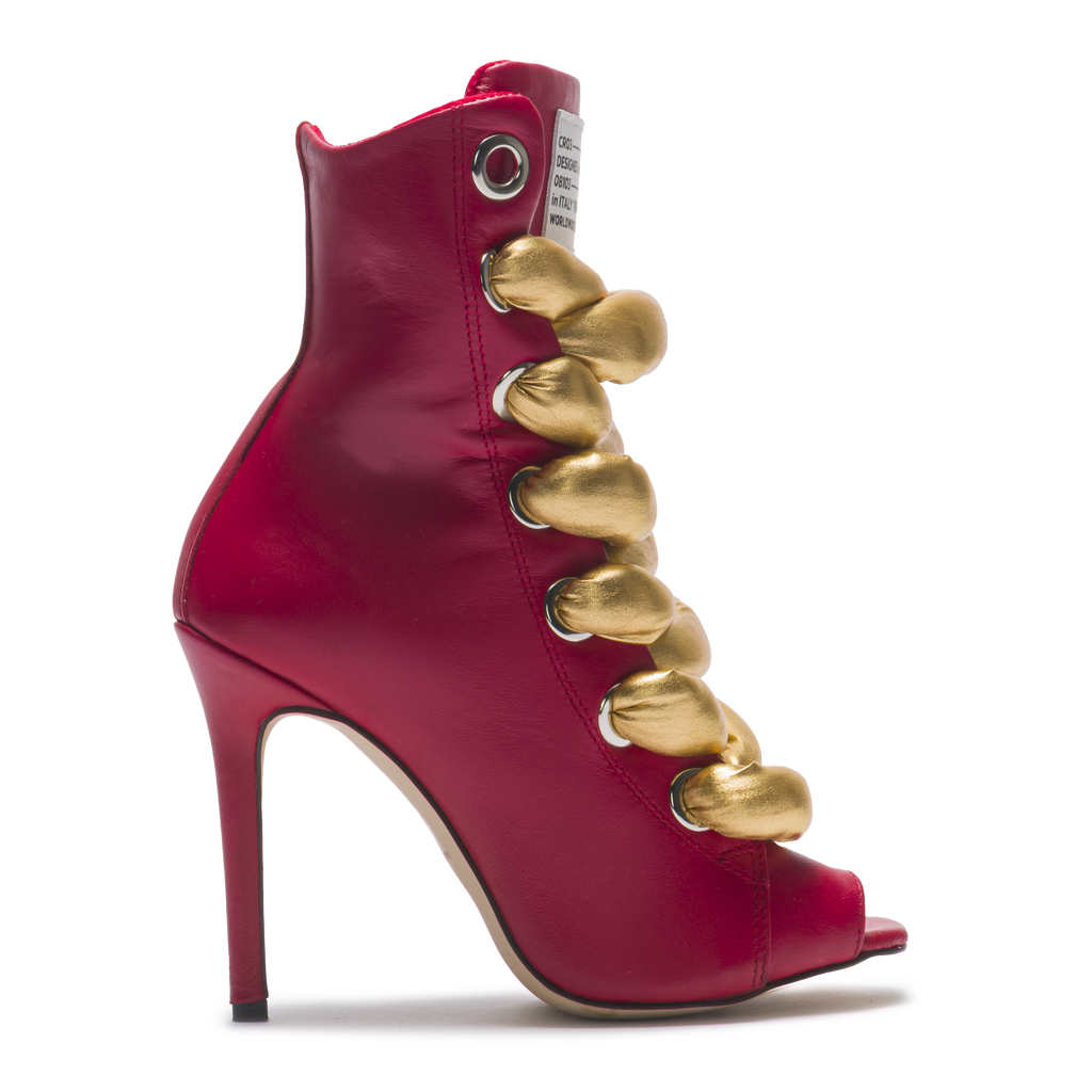 RUSH BOLD – Bordeaux and Gold Laces