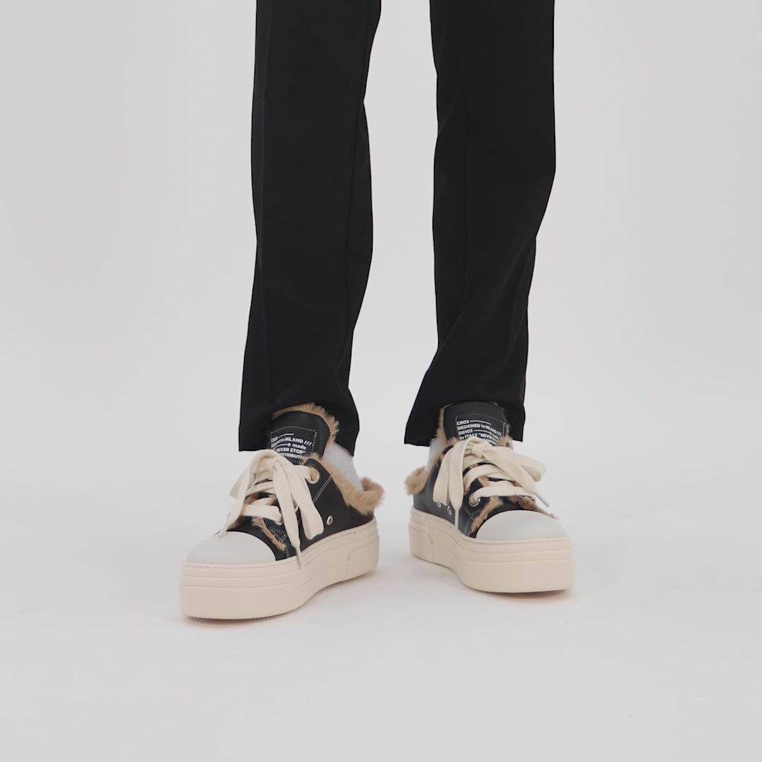 CALIPSO SABOT – Zwarte bontsabot