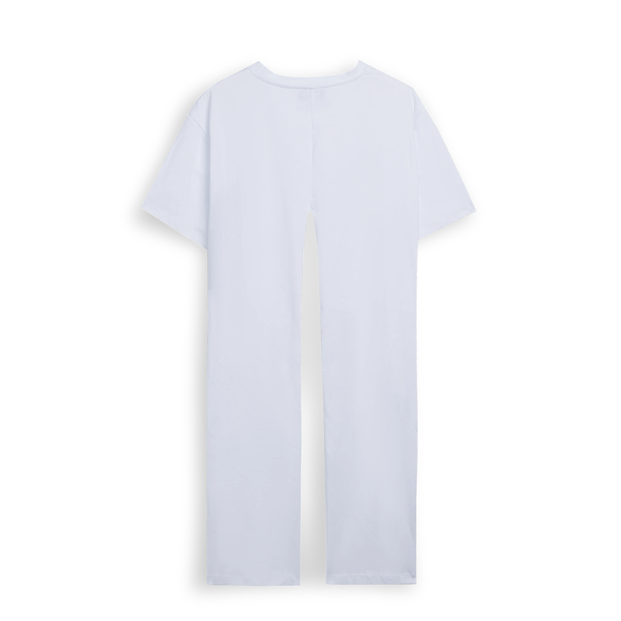 White Knotted Cat Stars T-Shirt