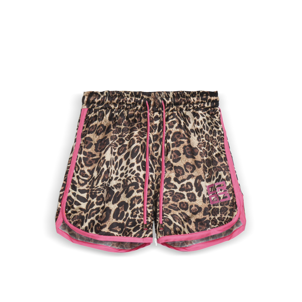 Pink Leopard CR03 Shorts