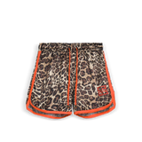 Orange Leopard CR03 Shorts