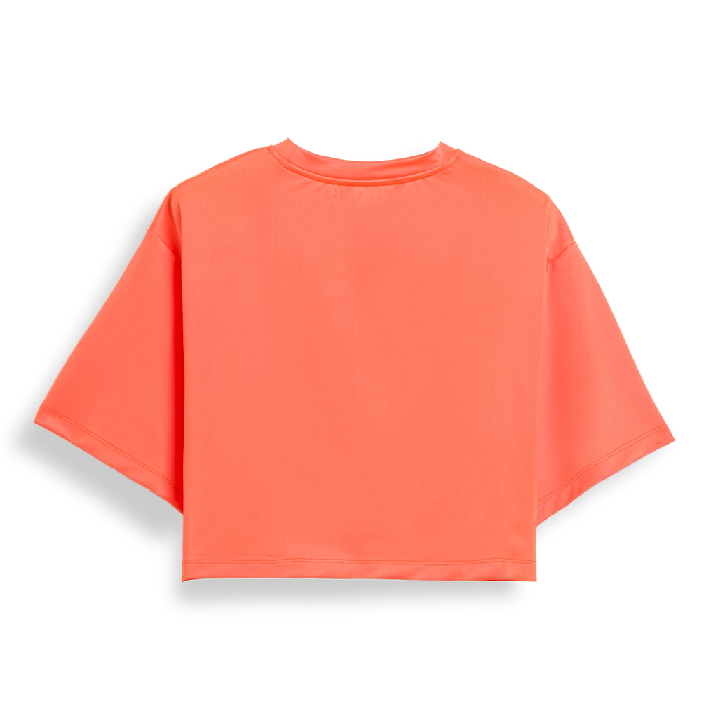Orange Cropped 03 Leopard T-Shirt