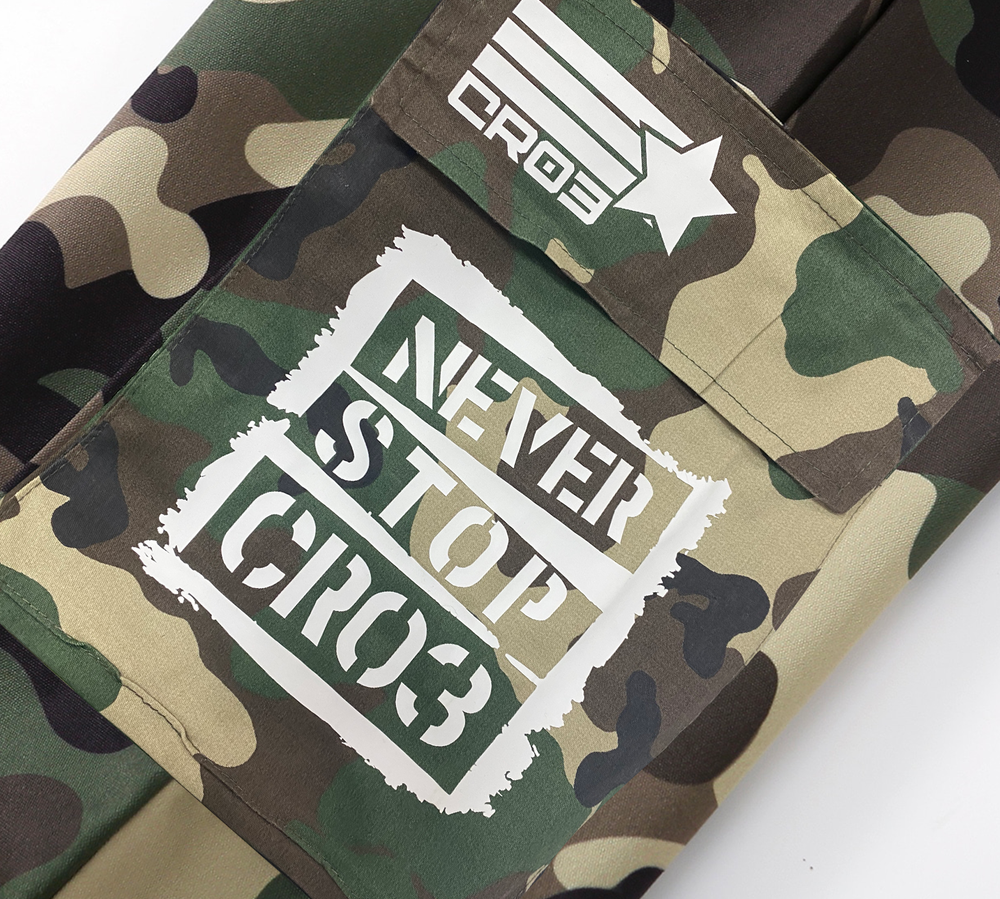 Pants Camouflage W with stamp-Pants-CRISTIANZEROTRE
